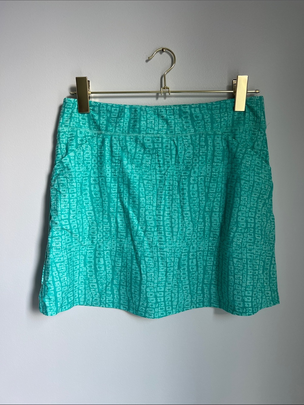Southwind Apparel | Turquoise Patterned Women’s Skort Size S